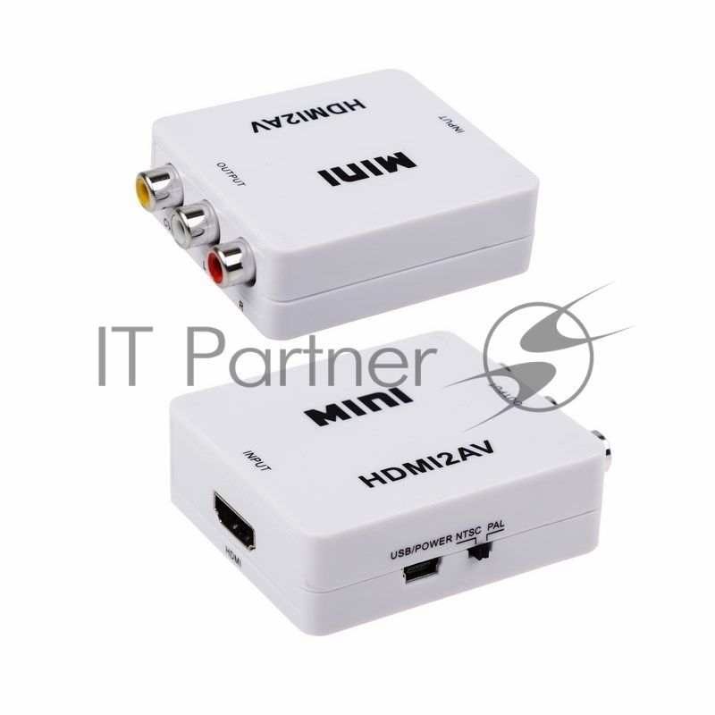 Конвертер Rexant HDMI на 3 RCA, пластик, белый