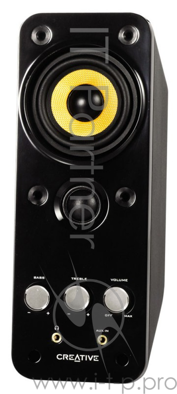 Акустическая система Creative GigaWorks T20 series II 2.0 черный 28Вт (51MF1610AA000)