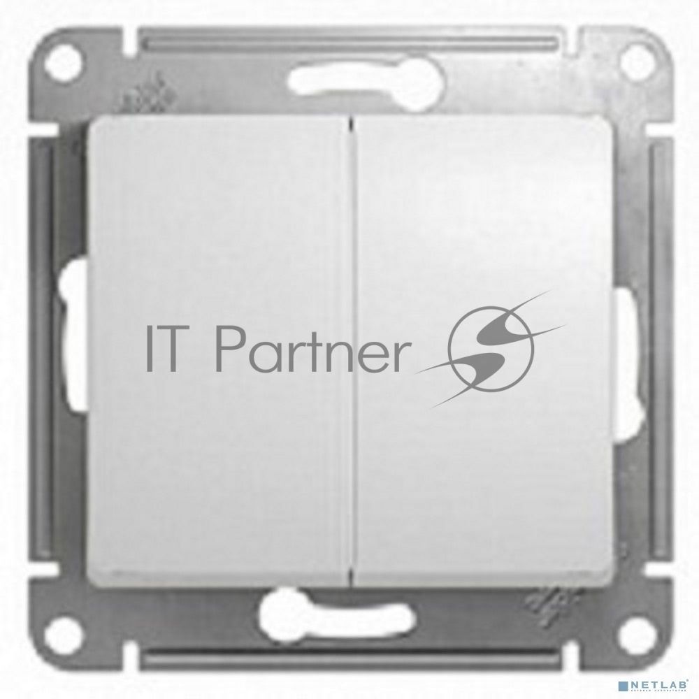 Механизм выключателя 2-кл. СП Glossa 10А IP20 10AX бел. SchE GSL000151