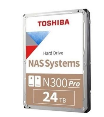 Жесткий диск HDD Toshiba N300 Pro 24Tb 7200rpm SATA-III 1024Mb 3.5"