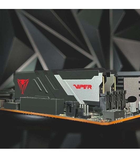Оперативная память Patriot Memory Viper Venom, DDR5, 48Gb (2x24GB), 6000 MHz, CL30, DIMM, с радиатором, черный