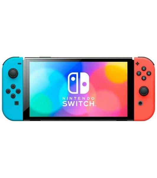 Игровая приставка Nintendo Switch OLED сине-красный