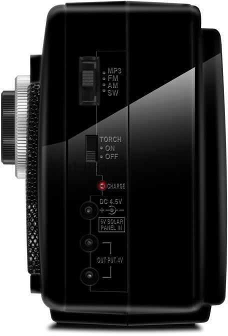 Радиоприёмник SVEN SRP-535 чёрный (3 Вт, FM/AM/SW, USB, SD/microSD, 900 мАч, 2 х D/UM, фонарь)