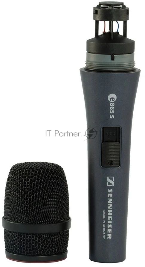 Микрофон Sennheiser e 865-S конденсаторный вокальный, суперкардиоида, бесшумный выключатель ON/OFF, 20 - 20000 Гц