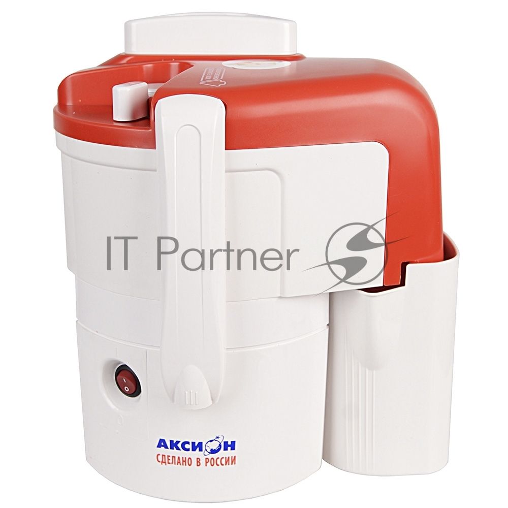 Соковыжималка центробежная Аксион СЦ 32.01 ДЖУС 250Вт белый/красный