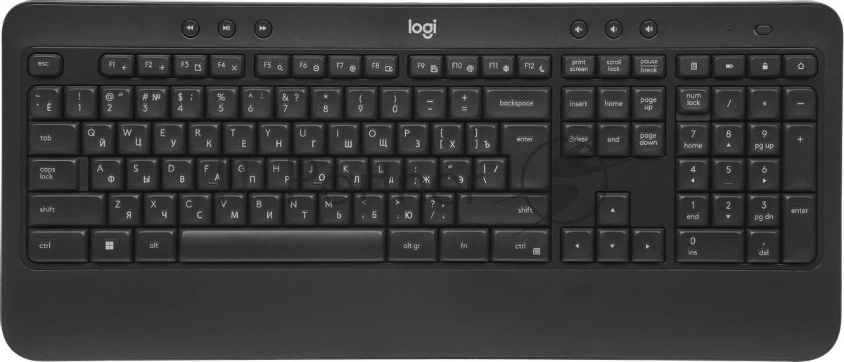 Комплект клавиатура+мышь Logitech MK540 Advanced беспроводной, USB, 1000 DPI, чёрный