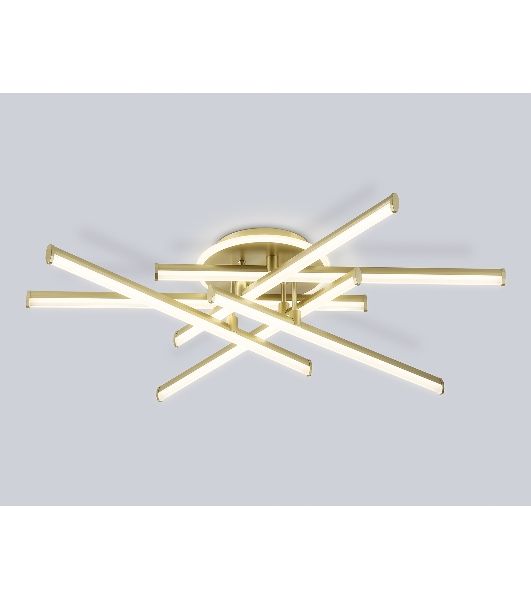 Потолочный светодиодный светильник Ambrella light FL6254 GD золото 97W 3000K-6400K 805*760*170 (ПДУ ИК)