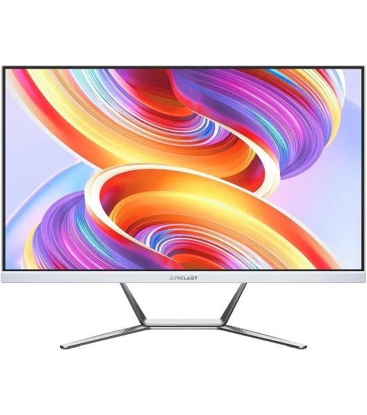 Моноблок Teclast K24 Air 23.8" Full HD i5 14450HX (2.4) 32Gb SSD 1Tb Iris Xe Windows 11 Pro GbitEth WiFi BT 120W клавиатура мышь белый 1920x1080