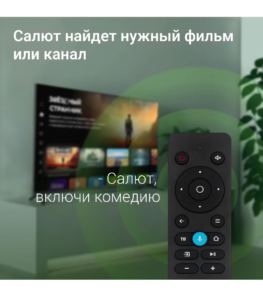 Телевизор Digma 55" DM-LED55UBB40 черный LED UHD 60Hz Салют ТВ