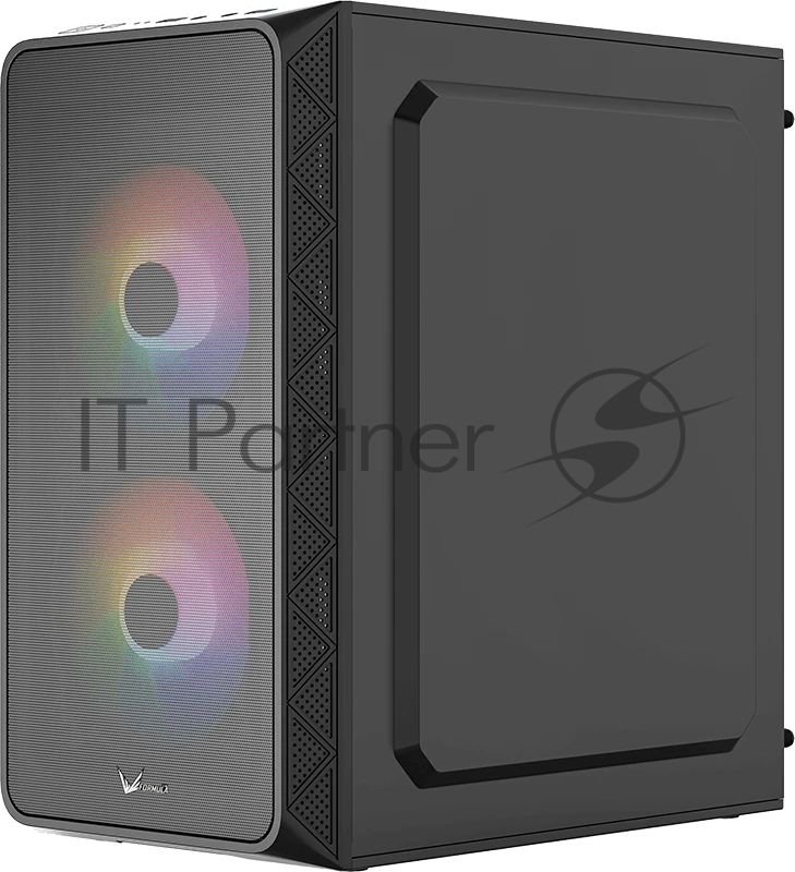 Корпус Formula Air Mesh G4 Plus AR Black, Mini-Tower, чёрный, 3 x 120 мм