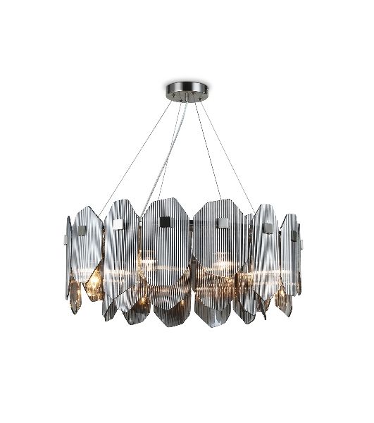 Светильник Ambrella light LH31203/8 SN/SM сатин никель/дымчатый E14*8 max 40W D650*270