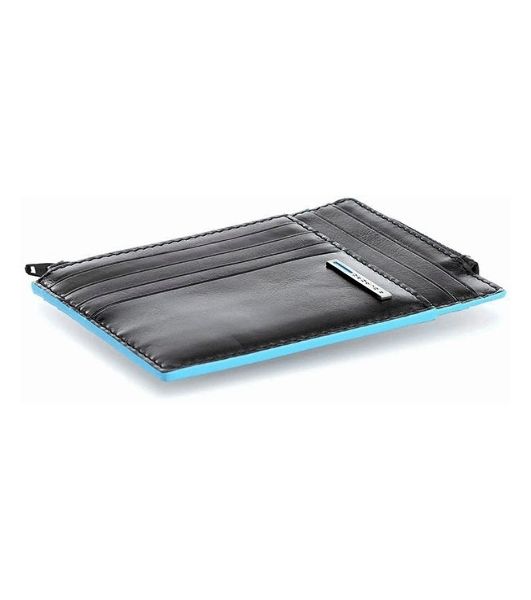 Чехол для кредитных карт Piquadro Blue Square PU1243B2R/N черный натур.кожа