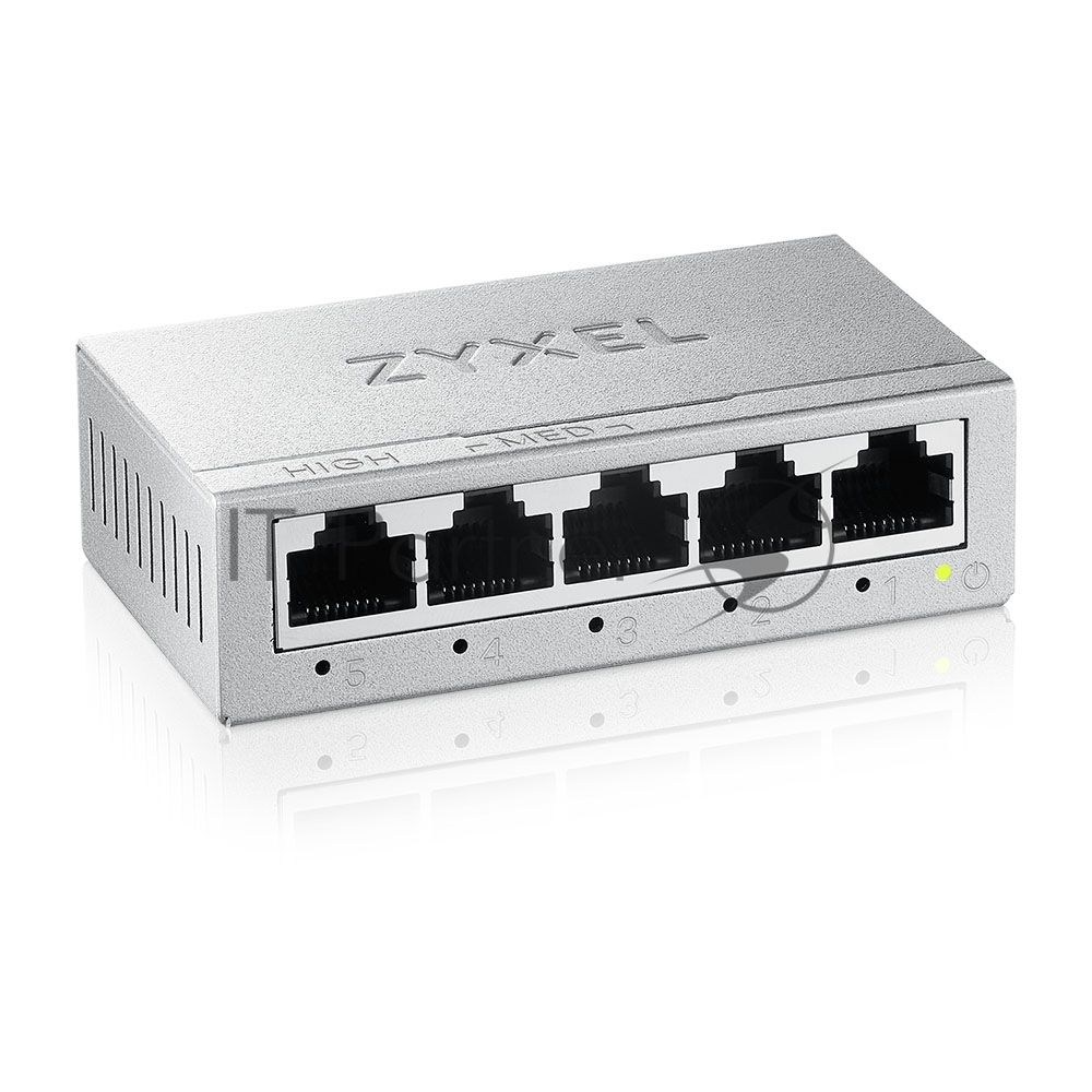 Коммутатор Zyxel GS-105B v5, 5 портов 1000 Мбит/с