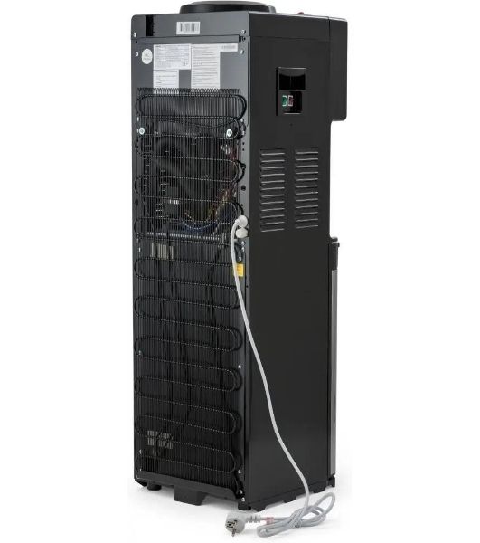 Кулер для воды Hotfrost V400BS, верхняя загрузка, нагрев 90 °С, охлаждение 10 °С, серебристый/черный