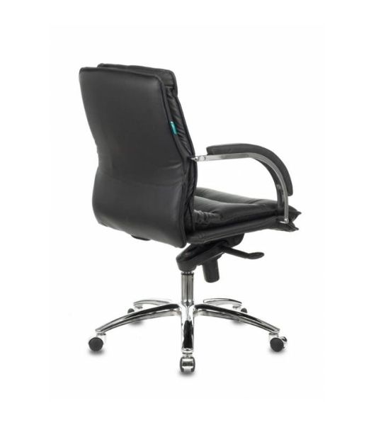 Кресло Бюрократ T-9927SL-LOW/BLACK черный, кожа