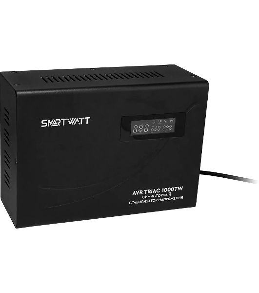 Стабилизатор напряжения Smartwatt AVR Triac 1000TW 1000ВА черный