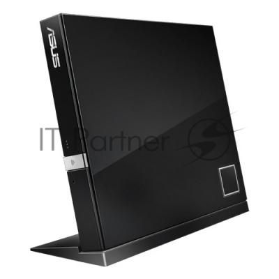 Оптический привод Blu-Ray Asus SBC-06D2X-U/BLK/G/AS черный USB slim внешний RTL