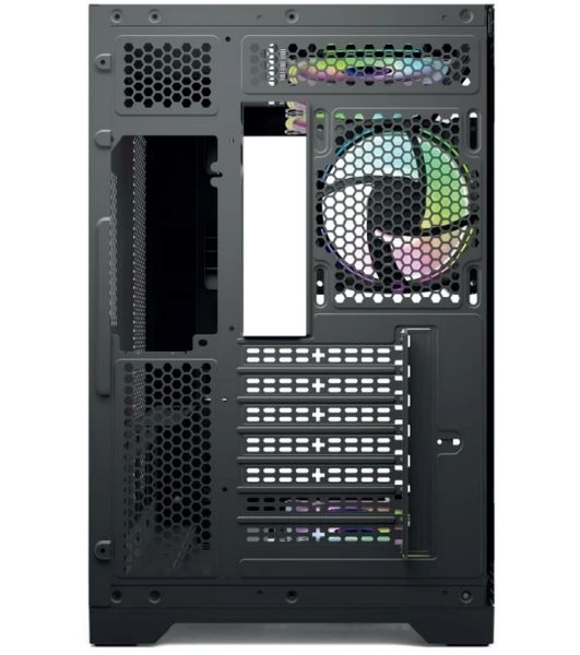 Компьютерный корпус Forza Forza FZ-G42B Seaview TG ATX Case, black, w/o psu, Curved Tempered glass front panel, 1x3,5", 3x2,5