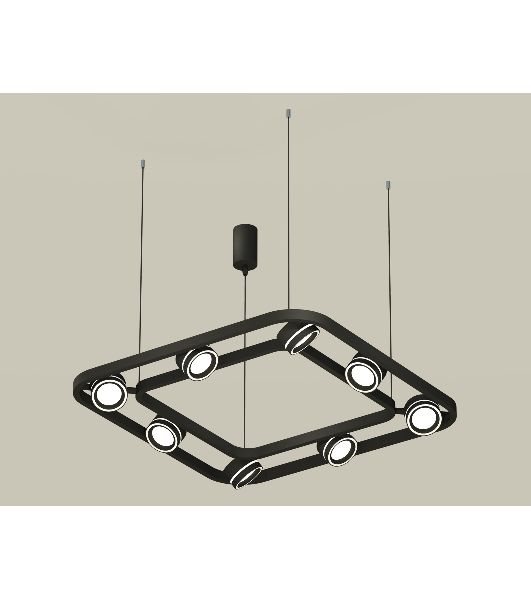 Светильник Ambrella light XB9182151/8 SBK/FR черный песок/белый матовый GX53 (C9182, N8434)