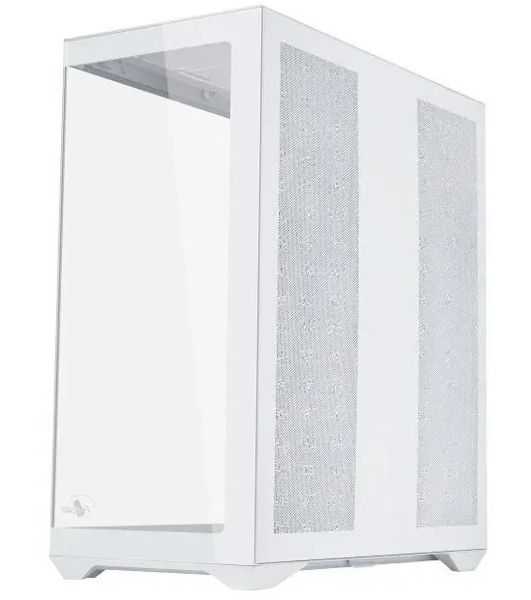 Корпус ATX Eurocase M4801 white, без БП, закаленное стекло 2 стороны