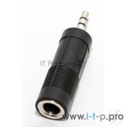 Переходник аудио 5bites mini Jack 3.5мм (M) -) Jack 6.3мм (F)
