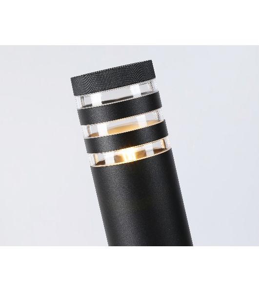 Светильник Ambrella light ST2566 BK/CL черный/прозрачный IP54 E27 max 40W D110*625