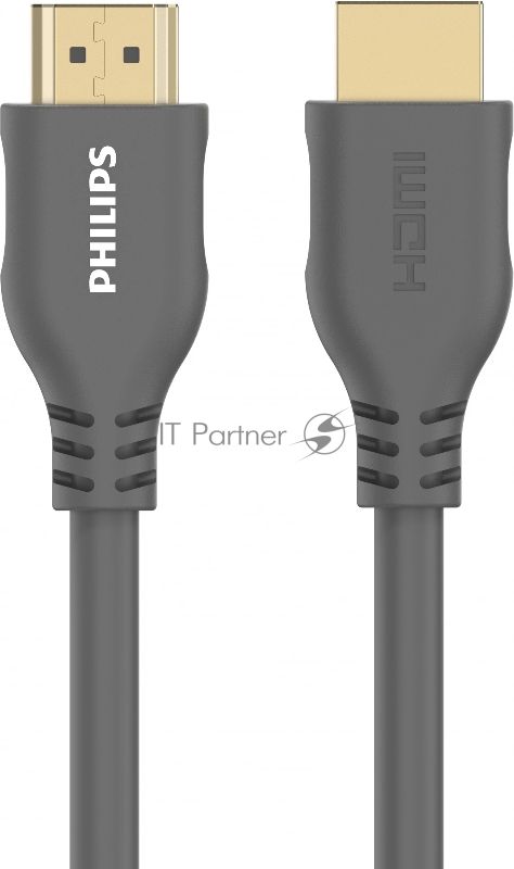 Кабель аудио-видео Philips 8K 60 Гц Ultra HD HDMI (m)/HDMI (m) 3м. позолоч.конт. серый