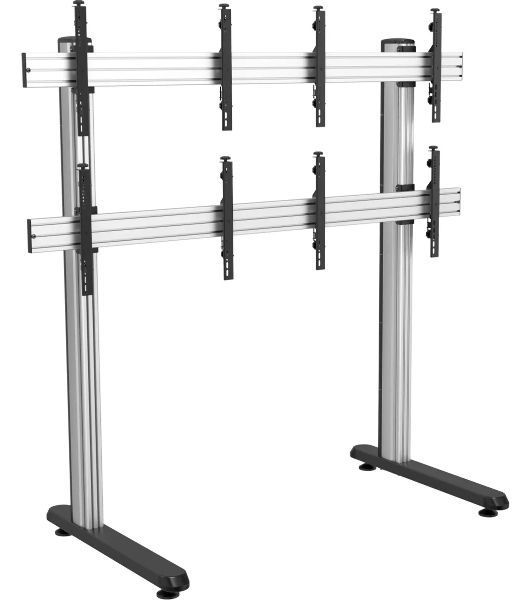 Стойка для телевизора Cactus CS-FS-TV4-PRO черный, 45-55" макс. 50 кг, напольный мобильный
