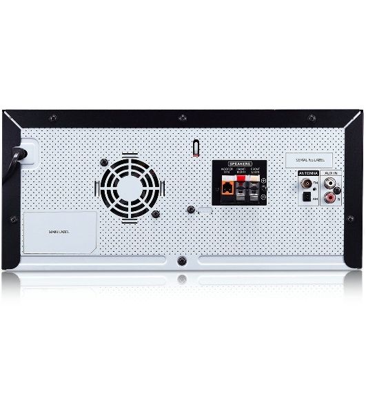 Мини-аудиосистема LG CJ44 черный 480Вт FM USB BT