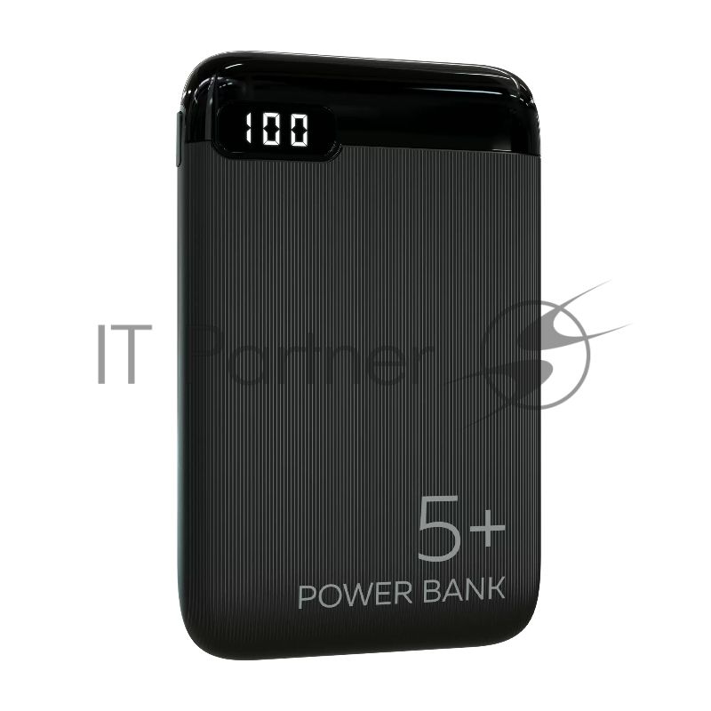 Портативный аккумулятор More choice (4620202550491) PB19-05 2USB 2.1A - 5000mAh черный
