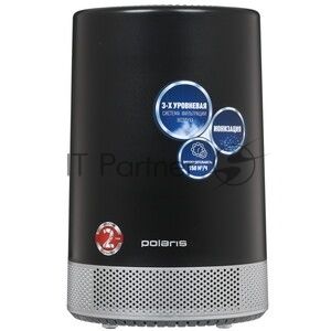 Очиститель воздуха Polaris PPA 5068i черный, 35 м², HEPA-фильтр, угольный фильтр, ионизация