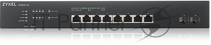 Коммутатор Zyxel XS1930-10, 8×10G (Multi-Gig) + 2×SFP+, L3 Lite, управляемый