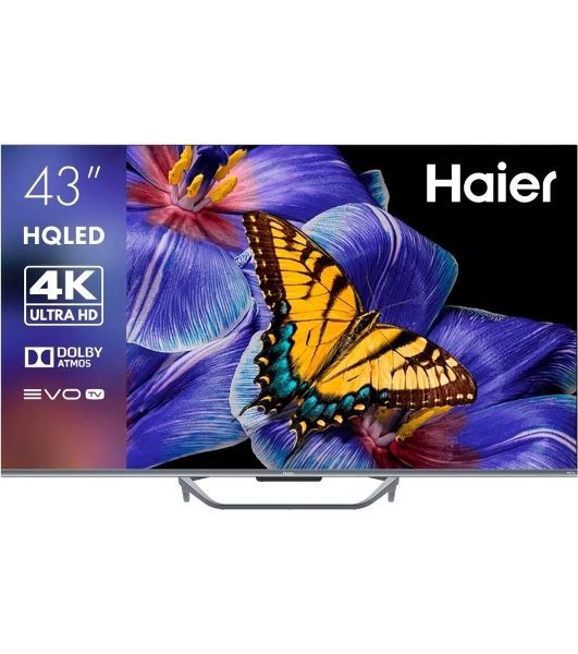 Телевизор Haier 43" S4 серебристый DLED UHD 60Hz Smart TV 2GB/16GB