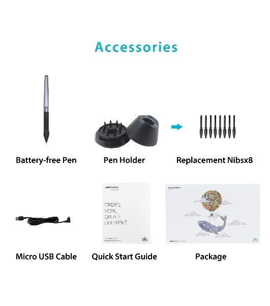 Планшет для рисования Huion Inspiroy H950P USB черный