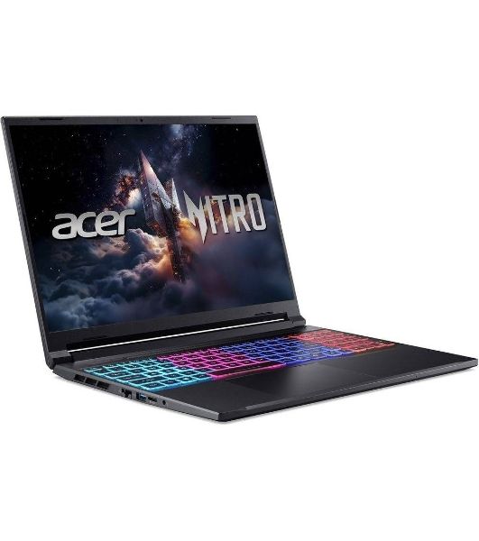 Ноутбук Acer Nitro V 16S ANV16S-71-57UH/16"/IPS/Intel Core 5 210H/16Gb/1Tb SSD/NVIDIA GeForce RTX 5060 8Gb/NoOS/черный/2.1kg