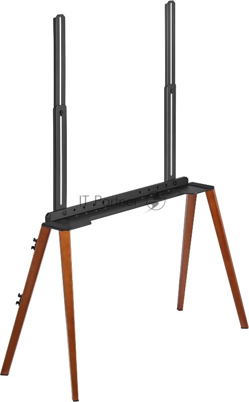 Подставка для телевизора Cactus CS-ST3646BKWN черный/орех, 49"-75" макс. 40 кг, напольный