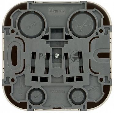 Розетка с заземлением с защитными шторками Legrand 782250 (Слоновая кость)