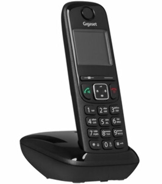 Дополнительная трубка Dect Gigaset AS690HX черный для AS690