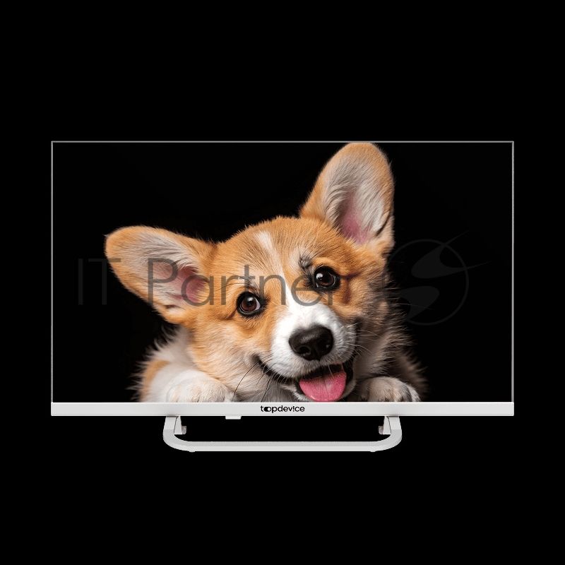 Телевизор Topdevice 24" TDTV24CS03H белый DLED HD 60Hz Smart YaOS 1/8Gb