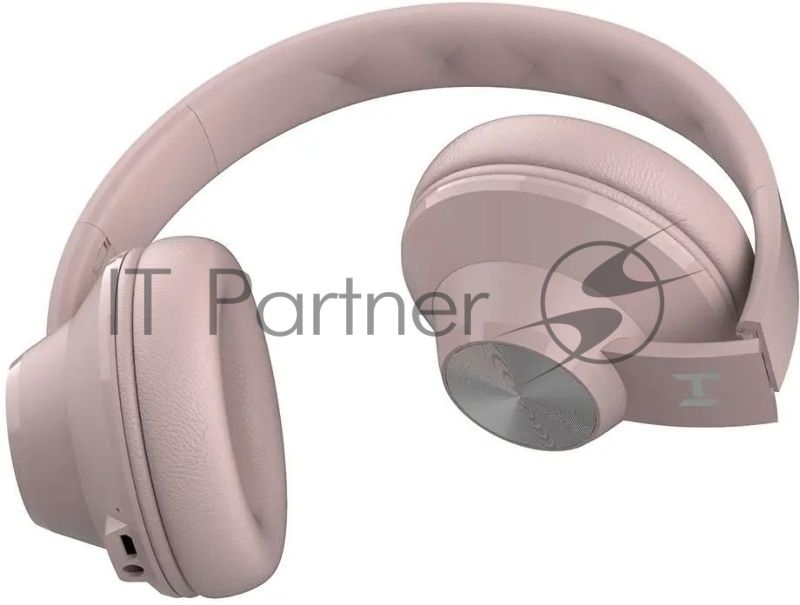 Беспроводные/проводные наушники Harper HB-412 светло-розовый, накладные, Bluetooth + проводной, до 8 ч