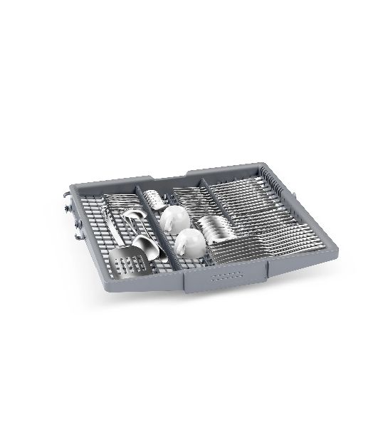 Посудомоечная машина Bosch SMP6EMI86Q, нержавеющая сталь, 60 см, 13 компл., сушка теплообменник, класс A