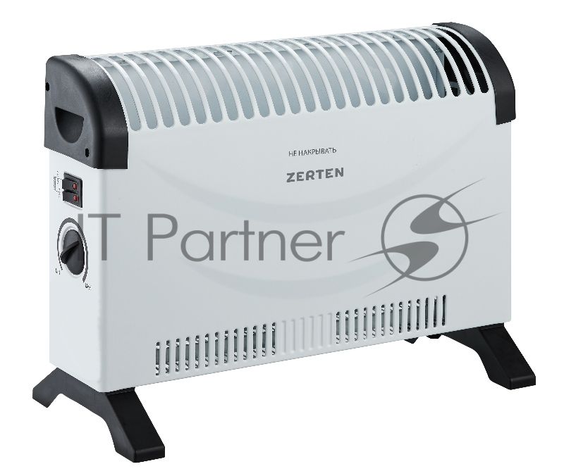 Конвектор Zerten ZKP-20 белый, 2000 Вт, 25 м2, термостат