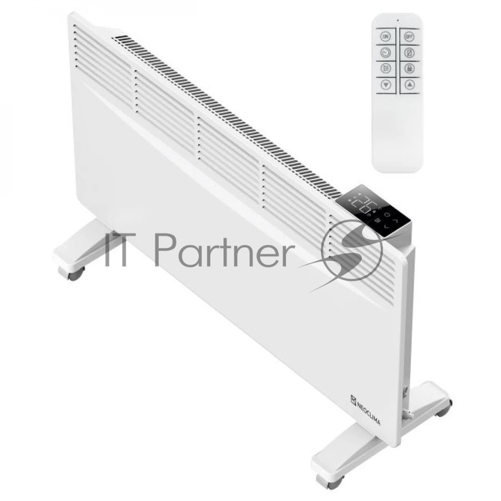 Конвектор электрический Neoclima Optima 2000W белый, 2000 Вт, электронный термостат, Wi-Fi