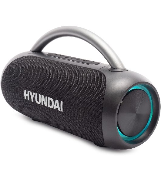 Колонка портативная Hyundai H-PS1026 черный 40W 2.0 BT 10м 1800mAh