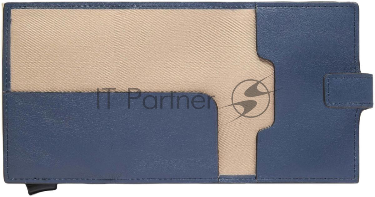 Картхолдер Piquadro Lyra PP5649W92R/BLU4 синий, натуральная кожа