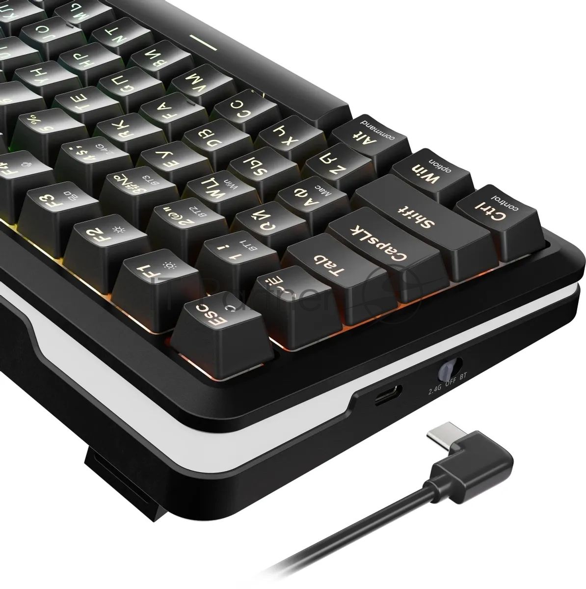 Клавиатура беспроводная Defender Redragon Flekact Pro black (USB/BT, 81 клавиша)