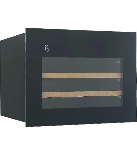 Винный шкаф встраиваемый Hyundai HBWC 0461 SCT 1-нокамерн. черный