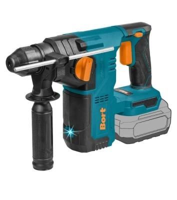 Перфоратор Bort BHD-21Li-XDK, SDS-plus, 18 В, 3 Дж, от аккумулятора