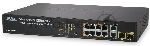 Управляемый коммутатор Planet 8-Port 10/100TX 802.3at High Power POE +  2-Port Gigabit TP/SFP Combo Managed Ethernet Switch (120W)