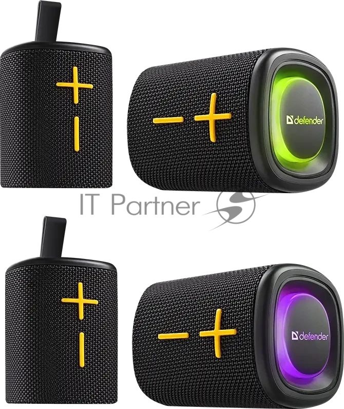 Колонка портативная Defender Union black (20Вт, 2.0 стерео, Bluetooth, питание от аккумулятора)